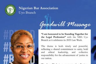NBA Uyo Law Week 2025: A Call for Collective Advancement and Ethical Leadership