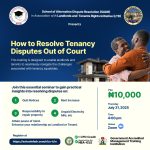 Training on tenancy disputes