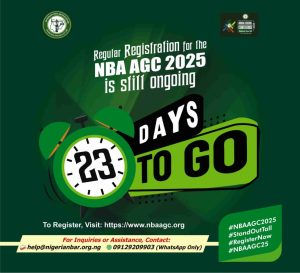 NBA-AGC 2025: 23 Days Left to Register at Regular Rates!