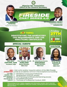 NBA Hosts Fireside Chat Series 4.0: Demystifying CPD and Practising Certificate Requirements