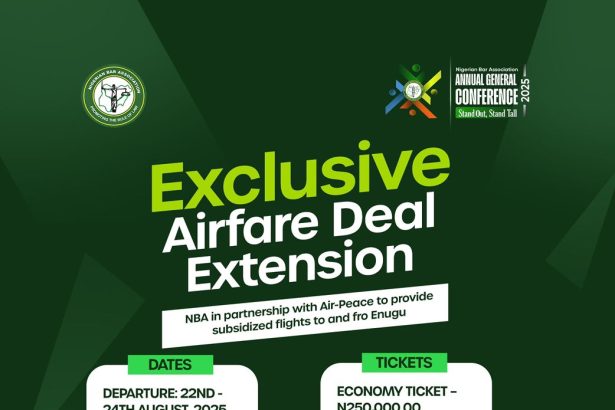 Offer Extension: Register Now For The Subsidized Flights for NBA-AGC 2025