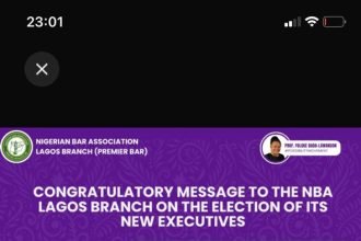 Premier Bar Elects New Executive Committee: Prof. Foluke Dada-Lawanson Salutes Uchenna Akingbade and Team