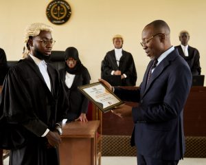 Paul Harris Ogbole, SAN Honoured at University of Abuja Moot Court Competition as Law Students Debate Landmark Case on Land Use and Federalism