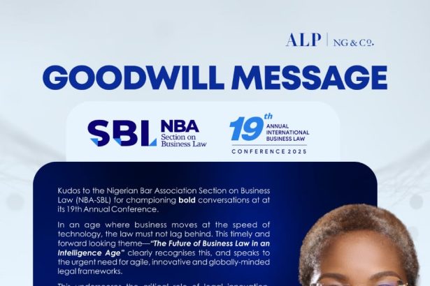 Oyinkansola Badejo-Okusanya Commends NBA-SBL for Driving Innovation at 19th Annual Conference