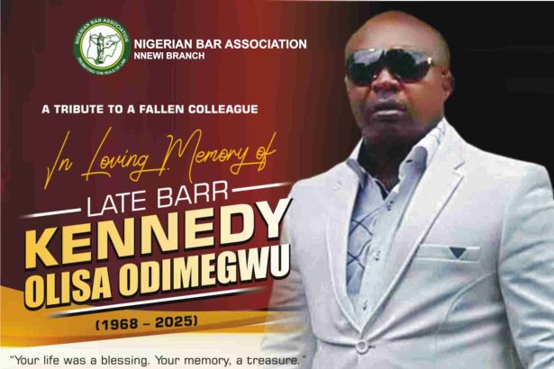 A Light Remembered: Chief Emeka Obegolu, SAN, Mourns Kennedy Olisa Odimegwu