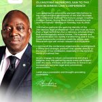 Aare Olumuyiwa Akinboro, SAN, Inspires a Bold Legal Renaissance at 2025 Business Law Conference