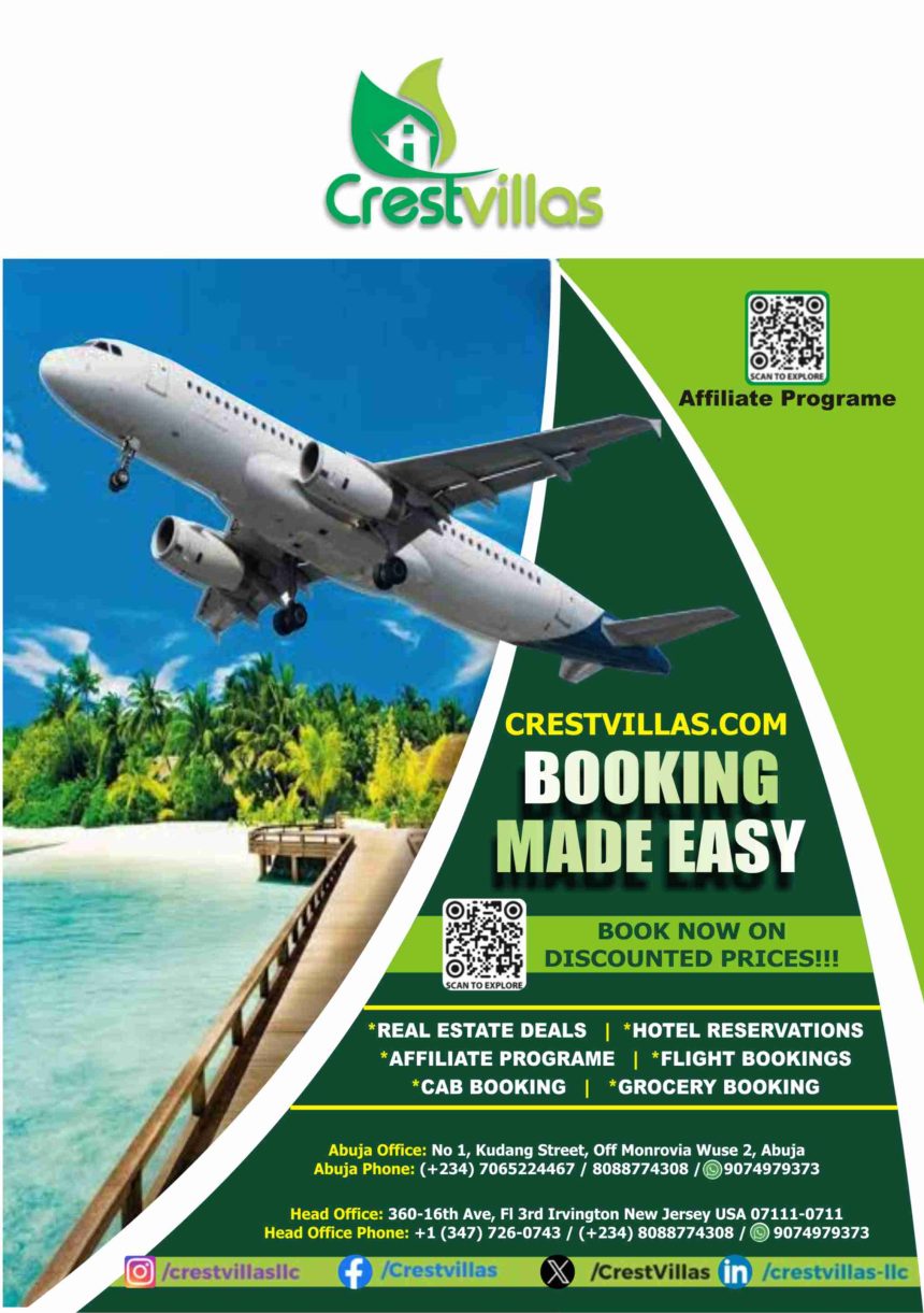 Crestvillas Launches “Booking Made Easy” Drive—Seamless Hotel Reservations and Flight Deals Now at Your Fingertips