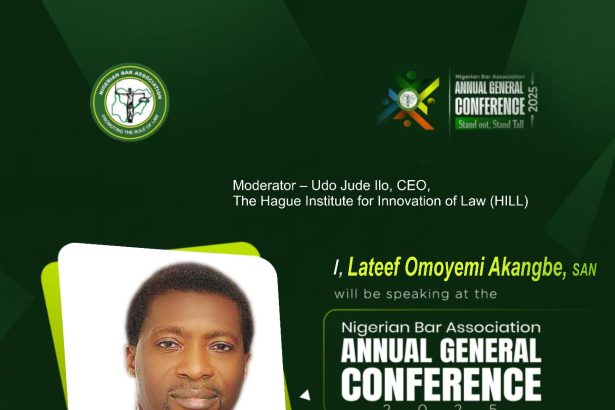 Lateef Omoyemi Akangbe, SAN, to Speak on “A Peep into the Future” at NBA-AGC 2025