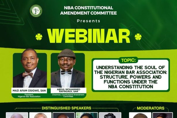 NBA Holds Landmark Constitutional Webinar as Lawyers Prepare for Historic Vote in Enugu