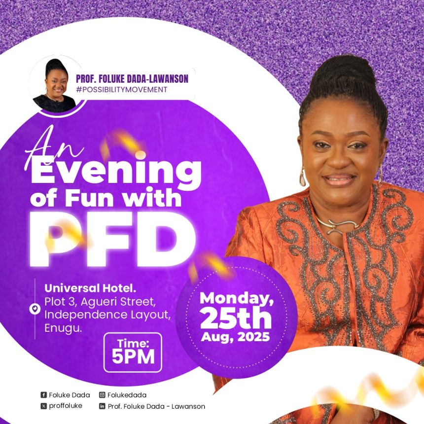 An Evening of Fun with PFD Set to Light Up Enugu