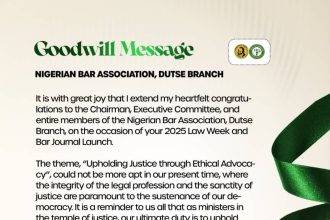 Afamefuna O. Okeke Congratulates NBA Dutse Branch on 2025 Law Week.