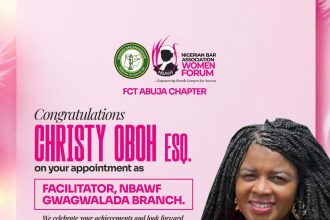 NBAWF Gwagwalada Branch Appoints Christy Oboh Esq. as Facilitator