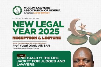 Bart Okoye Aniche Hails MULAN Lagos at 2025 New Legal Year Reception and Lecture