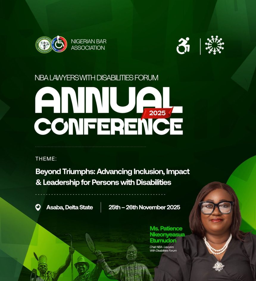 NBA Lawyers with Disabilities Forum Sets Asaba 2025 Conference to Drive Inclusion, Impact, and Leadership