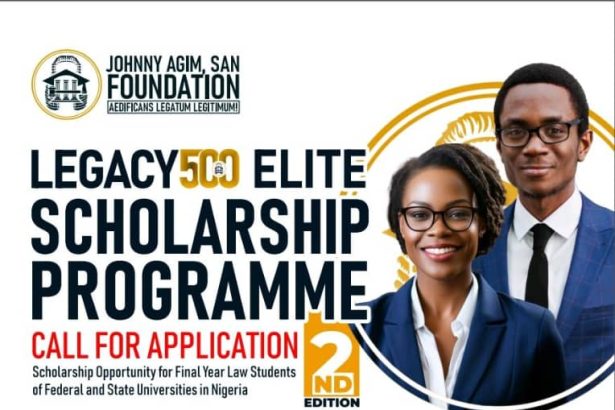 JOHNNY AGIM, SAN FOUNDATION SCHOLARSHIP OPPORTUNITY FOR THE NIGERIAN LAW SCHOOL BAR PART II 2025/2026 SESSION