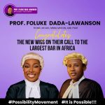 Prof. Foluke Dada-Lawanson Congratulates New Wigs, Urges Integrity and Service in the Legal Profession