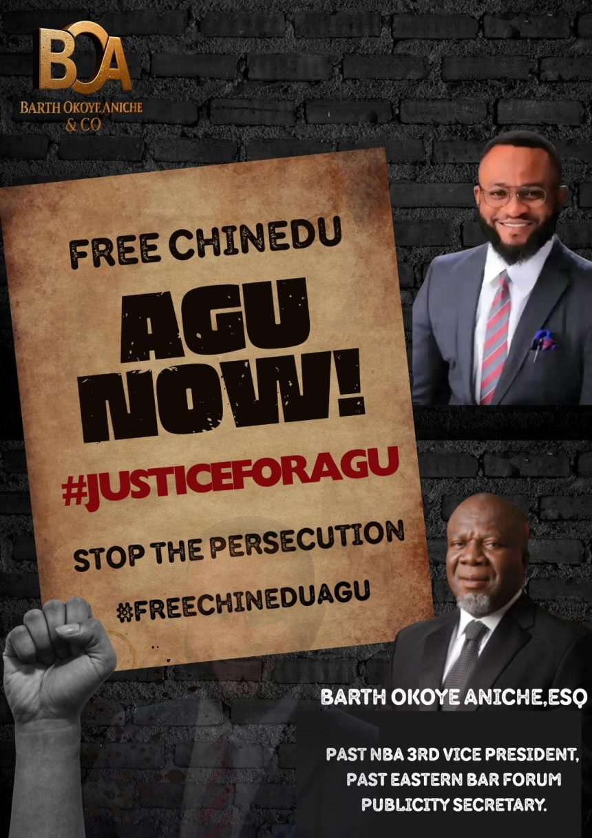 Open Letter to the Inspector-General of Police: Barth Okoye Aniche Condemns Unlawful Detention of Chinedu Agu, Esq.