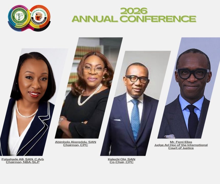 NBA-SLP Appoints Abimbola Akeredolu, SAN and Kelechi Obi, SAN to Lead Landmark 2026 Conference Preparations: Olufemi Elias of the ICJ to Deliver Keynote