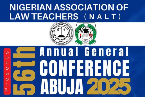 Nigerian Association of Law Teachers (NALT) Announces 56th National Conference in Abuja
