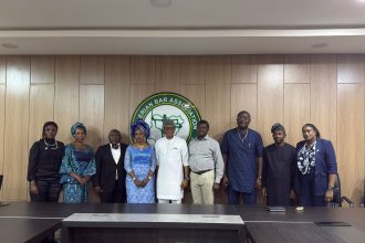 NBA-SLP Pays Courtesy Visit to NBA President; Unveils Member-Centric Vision and 2026 Conference Date