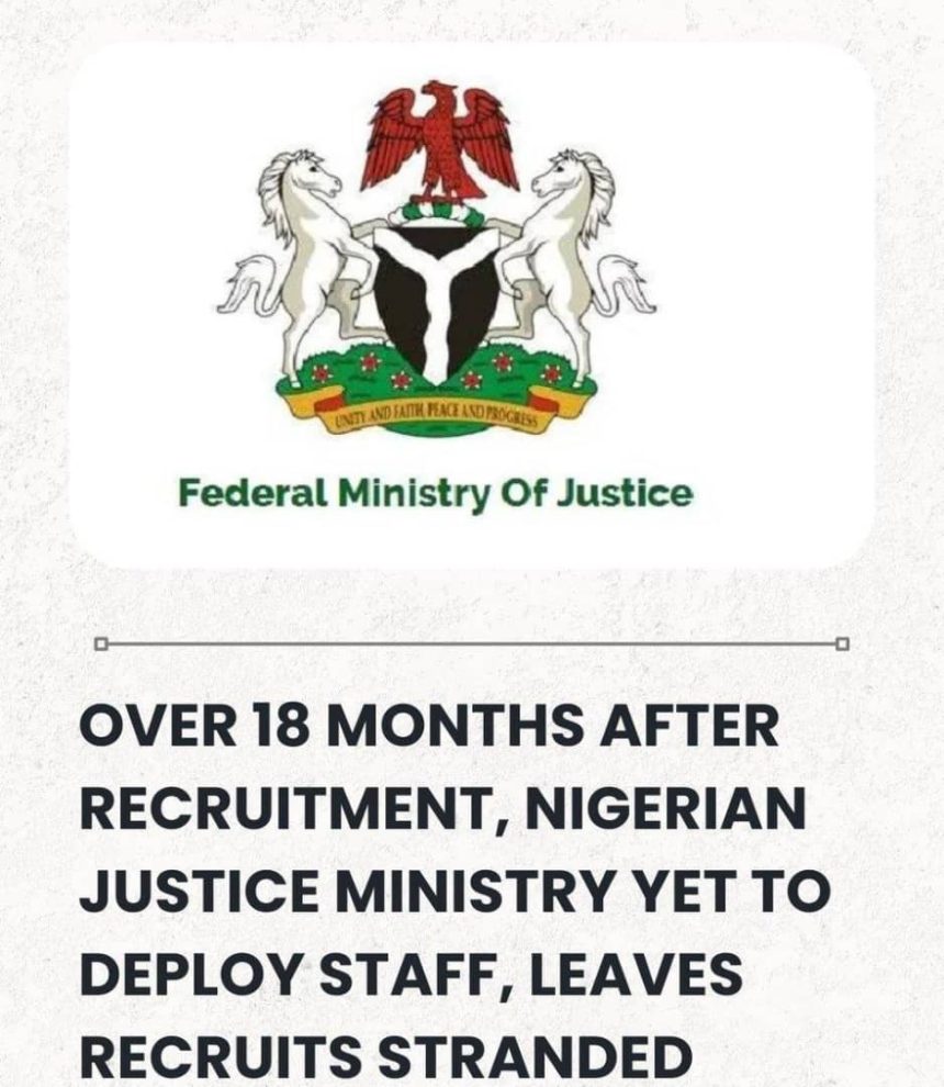 Over 18 Months After Recruitment, Justice Ministry Yet to Deploy Newly Employed Staff September 19, 2025