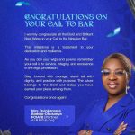 Oyinkansola Badejo-Okusanya Urges New Wigs to Lead with Courage and Purpose