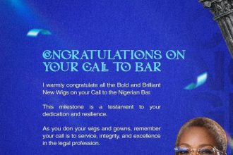 Oyinkansola Badejo-Okusanya Urges New Wigs to Lead with Courage and Purpose