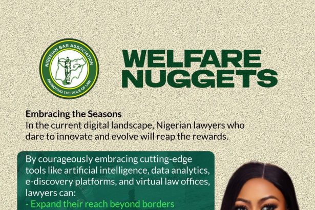 NBA Welfare Nuggets: Audrey Ofoegbunam Urges Lawyers to Embrace AI and Digital Innovation in Legal Practice