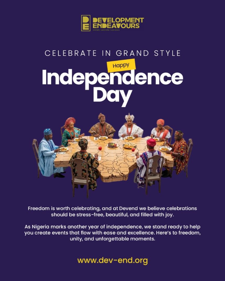Development Endeavours Felicitates with Nigerians on Independence Day
