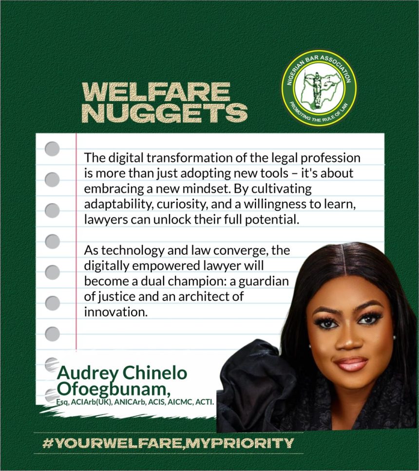 NBA Welfare Nuggets: Audrey Ofoegbunam Champions Digital Mindset for the Modern Lawyer