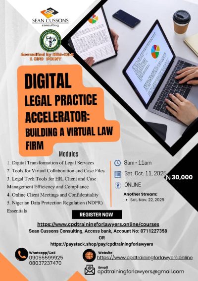 Digital Law Practice Accelerator: Building a Virtual Law Firm (Training).
