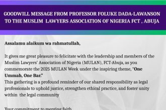 PROF. FOLUKE DADA-LAWANSON EXTENDS GOODWILL TO MULAN FCT-ABUJA ON 2025 MULAN WEEK