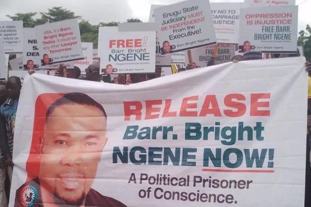 Charles Ogbu Calls for Justice: Detained Enugu Lawmaker-Elect, Barr. Bright Ngene