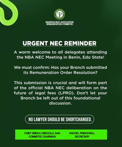 NBA Benin Hosts NEC Delegates: A Timely Nudge on Branch Resolution Compliance