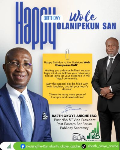 Chief Wole Olanipekun, SAN!
