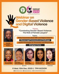 NBA WOMEN FORUM ANNOUNCES SPECIAL WEBINAR ON GENDER-BASED AND DIGITAL VIOLENCE