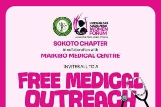 NBA WOMEN FORUM SOKOTO CHAPTER, IN COLLABORATION WITH MAIKIBO MEDICAL CENTER, TO HOST FREE MEDICAL OUTREACH FOR WOMEN LAWYERS