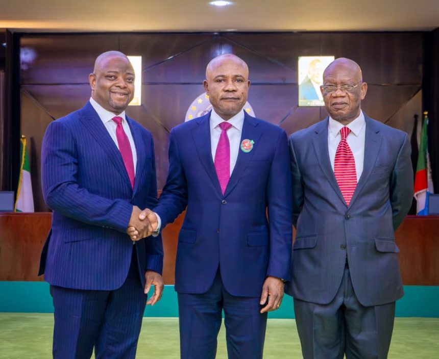 Governor Mbah Swears In Two New Commissioners