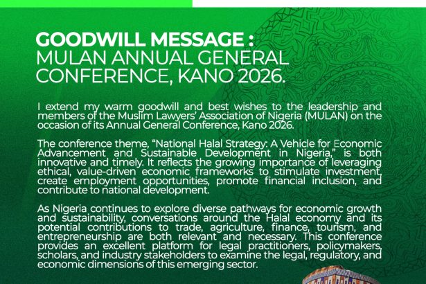 Afam O. Okeke Salutes MULAN 2026 Conference, Backs Halal Economy as Catalyst for Nigeria's Sustainable Growth