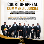 COURT OF APPEAL COMMENDS SENIOR ADVOCATES FOR SUCCESSFUL MENTORSHIP