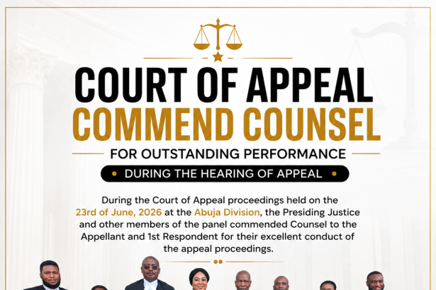 COURT OF APPEAL COMMENDS SENIOR ADVOCATES FOR SUCCESSFUL MENTORSHIP