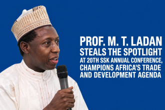 PROF. M. T. LADAN STEALS THE SPOTLIGHT AT 20TH SSK ANNUAL CONFERENCE, CHAMPIONS AFRICA'S TRADE AND DEVELOPMENT AGENDA