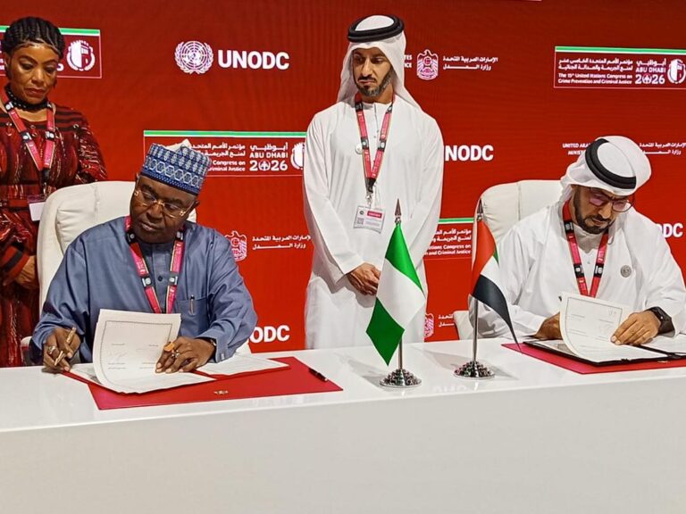 NDLEA, UAE Sign New Anti-Drug Cooperation Pact