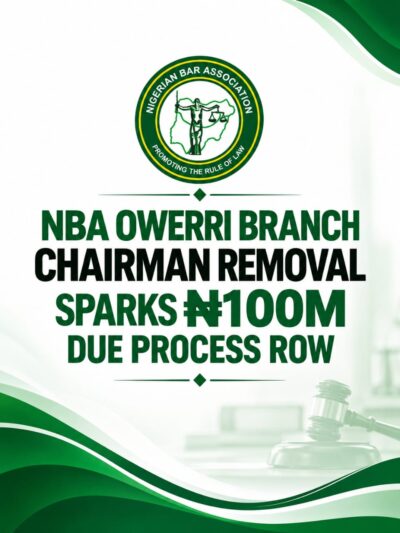 NBA Owerri Chairman Removal Sparks ₦100m Due Process Row