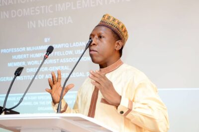 Prof. Ladan Calls for Faster Treaty Domestication,