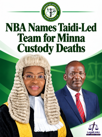 NBA Names Taidi-Led Team for Minna Custody Deaths