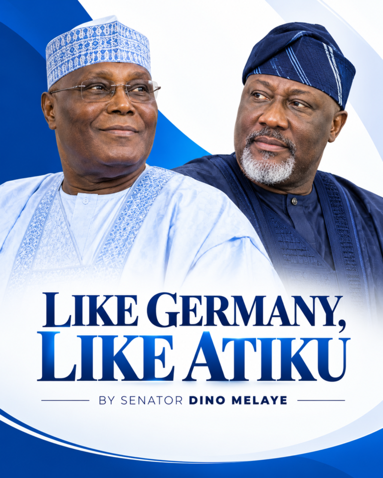 Like Germany, Like Atiku Dino Melaye