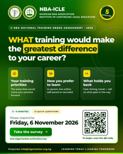 NBA-ICLE Seeks Lawyers’ Input Through 2026 National Training Needs Assessment