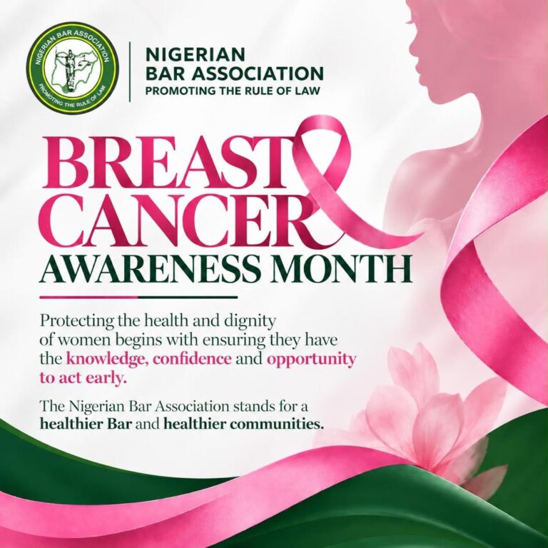 BREAST CANCER AWARENESS MONTH – OCTOBER 2026