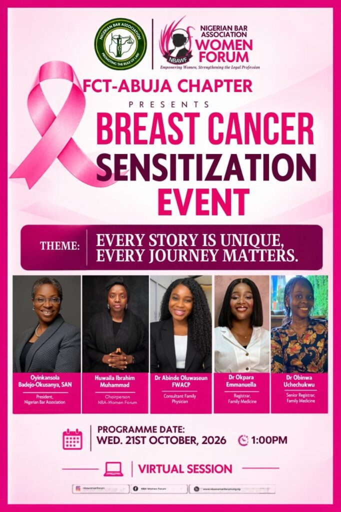 NBA Women Forum Abuja Holds Breast Cancer Awareness Event